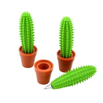 Cienkopisy KAKTUS długopisy z kaktusem kaktusy na biurko biurowy dla dzieci