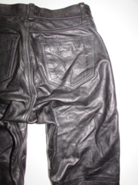 КОЖАНЫЕ БРЮКИ МУЖСКИЕ, РАЗМЕР W28 L32 *