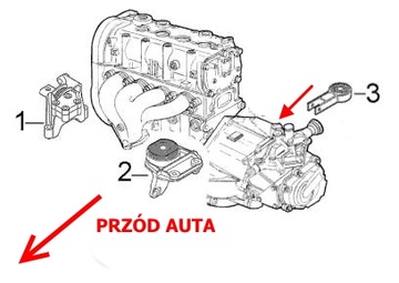 BRAVO DELTA ULOŽENÍ MOTORU SPODNÍ 1.4TJET 1.6MJTD