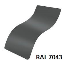 Farba Proszkowa RAL 7043 Poliestrowa Gładka Satyna