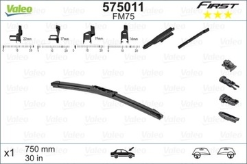 Стеклоочистители Valeo Ford Tourneo/Transit 2012-