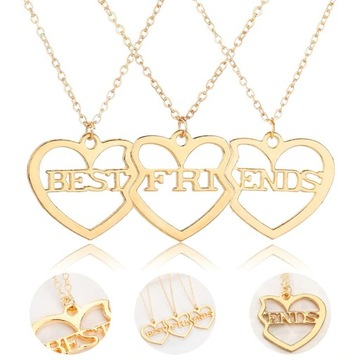 ОЖЕРЕЛЬЕ ИЗ 3 ЛУЧШИХ ДРУЗЕЙ НАВСЕГДА 1256