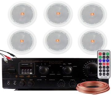NAGŁOŚNIENIE SUFITOWE JBL 6.0 SKLEP SALON STREFY