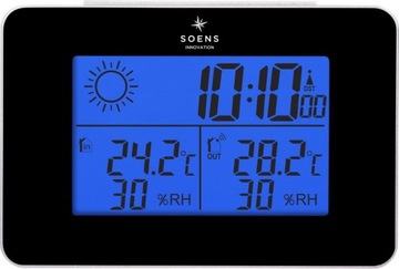 МЕТЕОСТАНЦИЯ ГИГРОМЕТР ЧАСЫ RCC 170605 ТЕРМОМЕТР