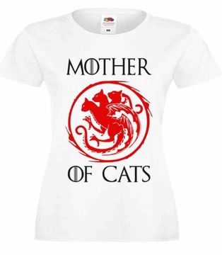 Mother Of Cats, kot , T-shirt koszulka