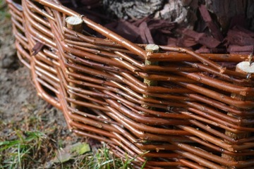 PALISADA WIKLINOWA ZAOKRĄGLONA płotek 25/45 [cm]