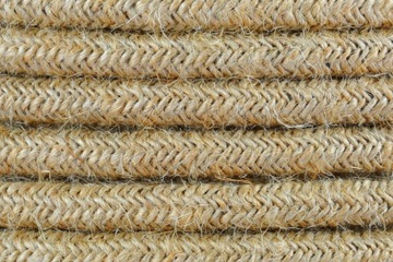 przewód kabel w naturalnym oplocie JUTA pająk LOFT