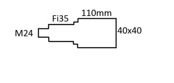 Набор концентраторов с шейкой для жесткого моста полной массой 1800 кг