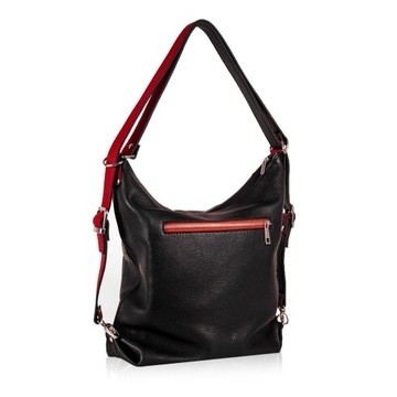 КОЖАНЫЙ РЮКЗАК ЖЕНСКАЯ СУМКА ШОППЕР 2В1 А4