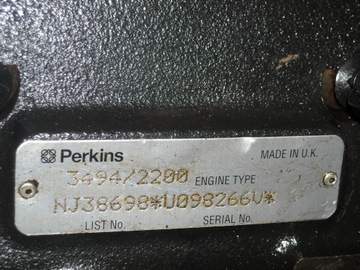 Головка двигателя PERKINS 1104D-E44TA NJ38698 запчасти