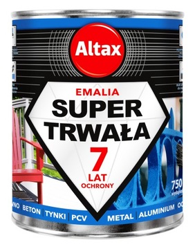 ALTAX SUPER DURABLE ЭМАЛЬ 0,75л - КРАСКА - МОРИЛЬКА