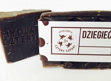 Mydło dziegciowe naturalne NA PROBLEMY 4 szpaki