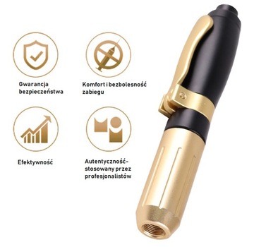 Безыгольное увеличение губ филлером HIALURON PEN