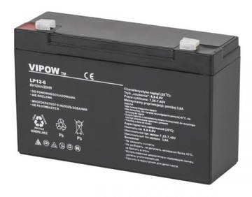 Akumulator Żelowy 6V 12Ah [N238