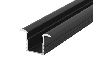 Profil aluminiowy do LED TECH-LIGHT P18-1 czarny 1m