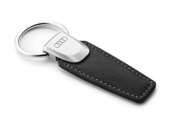 Skórzany brelok do kluczy Audi