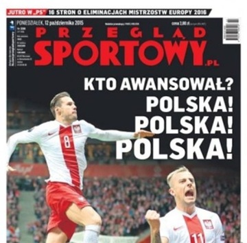 Przegląd Sportowy POLSKA - IRLANDIA 2:1 + plakaty
