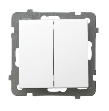 OSPEL AS łącznik schodowy podwój biały ŁP-10G/m/00