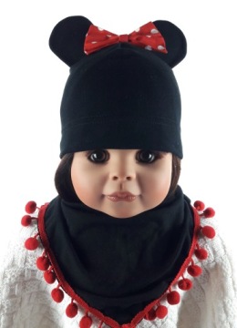 ПОЛЬСКИЙ НАБОР ШЛЯПА С МИККИ МАУСОМ И ПЕРЕМЕНА 0-10 ЛЕТ 9 ЛЕТ
