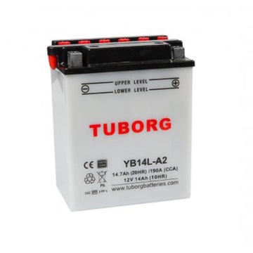 Akumulator Tuborg YB14L-A2 14.7Ah 190A DRY