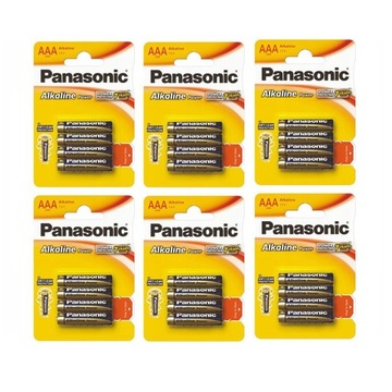 24 x bateria alkaliczna LR03 Panasonic AAA AM4