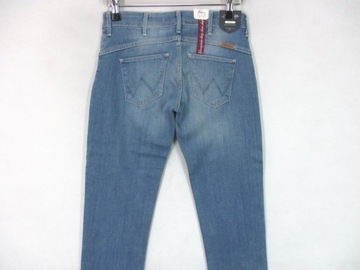 WRANGLER spodnie LOW skinny white MOLLY W25 L32