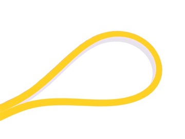 100cm neon flex ŻÓŁTY ZŁOTY silikon 100% wysoka jakość 8mm x 16mm ledon