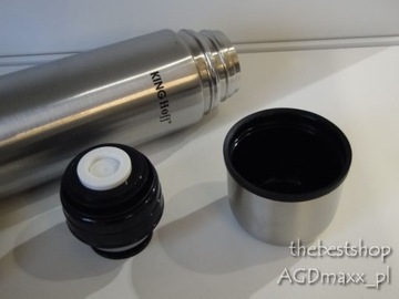 СТАЛЬНОЙ ТЕРМОС С автоматической пробкой, 1л.