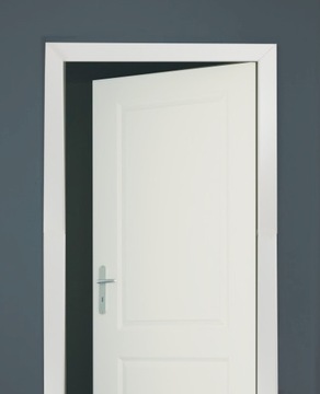 МАСКИРОВОЧНАЯ ЛЕНТА ДЛЯ СТАРОЙ ДВЕРНОЙ КОРОБКИ, БЕЛАЯ, 6 СМ