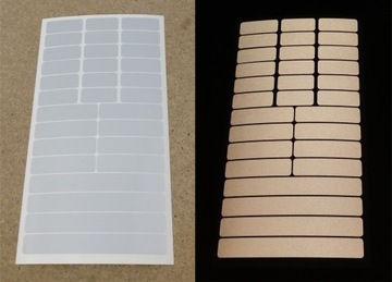 Светоотражающие наклейки Светоотражающий велосипедный шлем 30 шт.