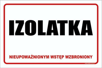 TABLICZKA Izolatka ZNAK