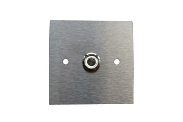 Кнопка звонка для домофона Steel LED 9/12/24/230В 10х10 INOX нерж.