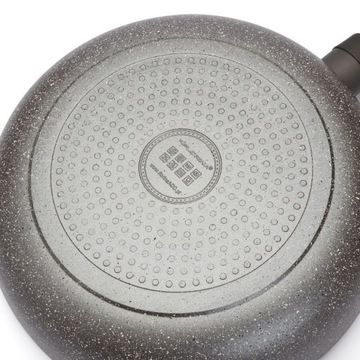 PATELNIA LAVA STONE GŁĘBOKA 24cm + POKRYWA FLORINA