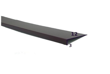 Wiatrownica dolna 1 RAL 8017 MAT, obróbki