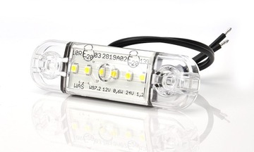 LAMPA PRZEDNIA POZYCYJNA LED WAŚ 12V 24V PRZYCZEPA
