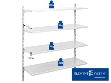 ПОЛКА НАСТЕННАЯ ПОДВЕСНАЯ PRO35X80BPP 2ШТ.