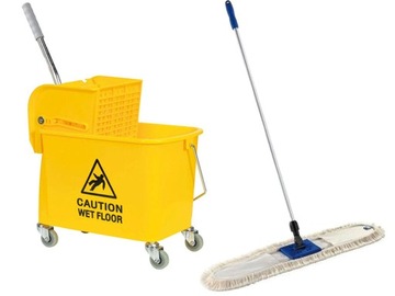 ZESTAW KENTUCKY wózek do sprzątania 20L mop 80CM