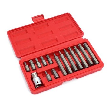 KLUCZE NASADOWE TORX METALOWA KASETA