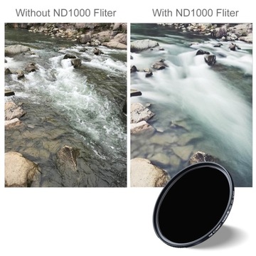 ФИРМЕННЫЙ фильтр ND1000 серый 95 мм K&F Nano-X PRO