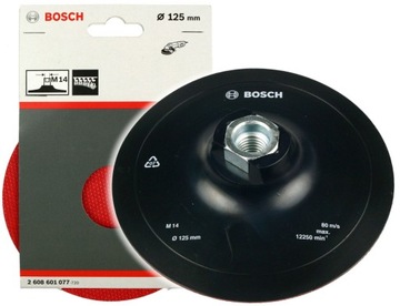 Talerz 125mm na rzep do szlifierek kątowych BOSCH