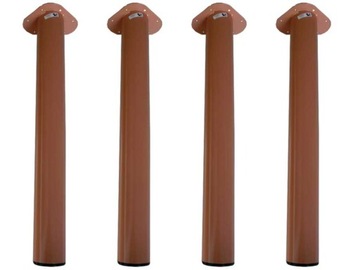 NOGI DO STOŁU NOGA METALOWA FI60 RÓŻ 70CM 4szt