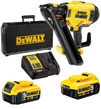 18 В 2x5 Ач DeWalt DCN693P2 гвоздезабивной пистолет