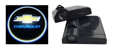 2xLED LOGO PROJEKTOR HD 3D BEZPRZEWODOWE BATERIE CHEVROLET WSZYSTKIE MODELE
