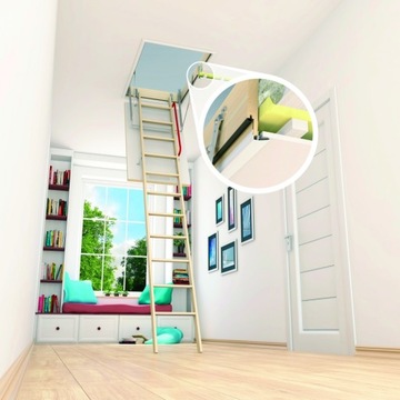 SCHODY STRYCHOWE 70x120 120x70 + listwy FAKRO