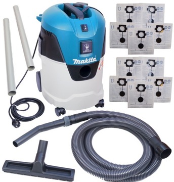 MAKITA VC2512L ODKURZACZ PRZEMYSŁOWY +WORKI 10 szt