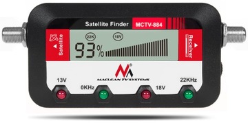 ЦИФРОВОЙ ИЗМЕРИТЕЛЬ СПУТНИКОВОГО СИГНАЛА SAT FINDER LCD микропроцессор MCTV-884