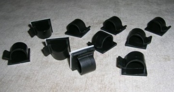 Самоклеящийся держатель, зажим для кабеля, диаметр 14,5мм, 10 шт.