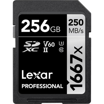 Lexar SDXC 256GB Professional 1667x UHS-II U3