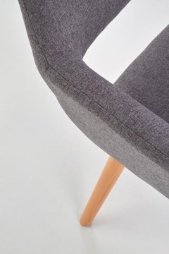 Стильный ресторанный стул K283, серый