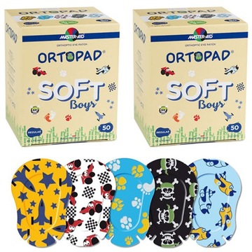 ORTOPAD Soft Boy REGULAR Plastry na oko x 100 szt.